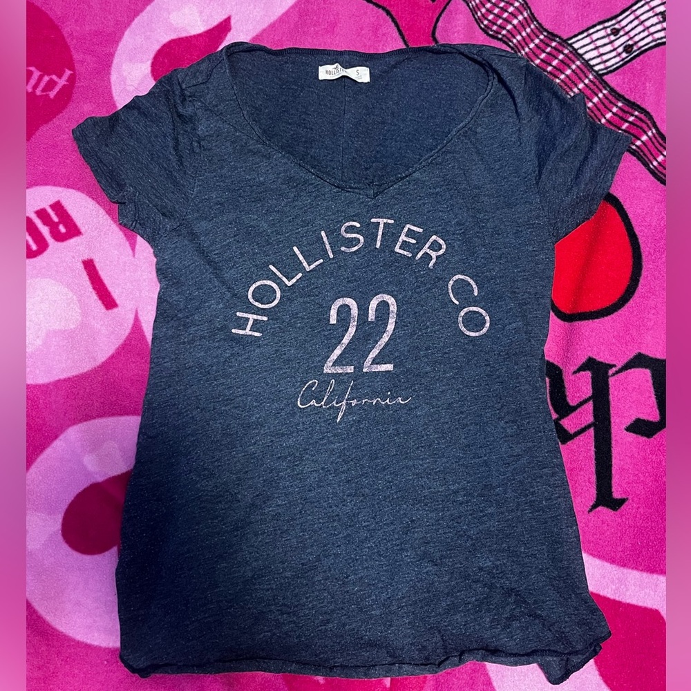 Hollister Pink and Dark Gray Apparel